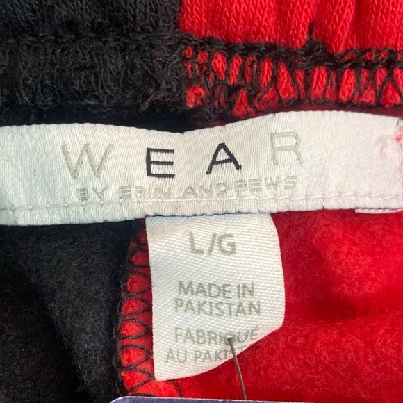 University of Georgia Sweatpants Red & Black Logo Large Erin Andrew’s Men’s NWT - Picture 3 of 6